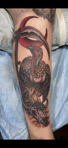 Explore anatomy tattoo ideas, creative tattoo ideas in Asbury Park, available at Old Glory Tattoo Co.