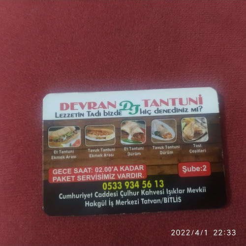 DEVRAN13 TANTUNİ - Restoran