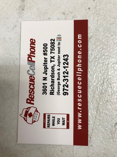 Cell Phone Store «Rescue Cell Phone- Richardson», reviews and photos, 3601 N Jupiter Rd #500, Richardson, TX 75082, USA
