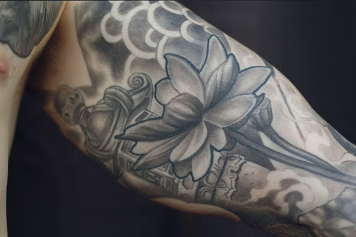 Explore tattoo ideas for womens shoulder, creative tattoo ideas in Hudson, available at The Bohemian Social Club