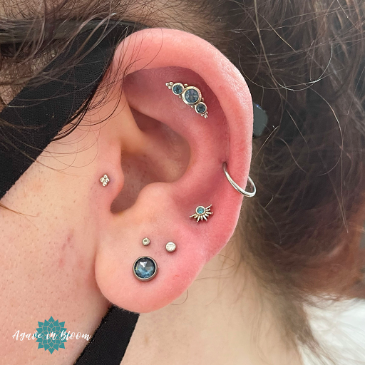 Explore cake tattoo ideas, creative tattoo ideas in Medford, available at Agave in Bloom Piercing & Fine Jewelry