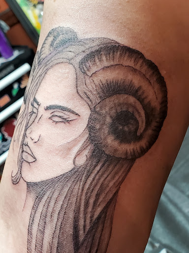 Explore name placement tattoo ideas, creative tattoo ideas in Albuquerque, available at Iron Anchor Tattoo Parlour