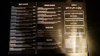 Restaurant de hamburgers Burger Boss à Kassel (le menu)