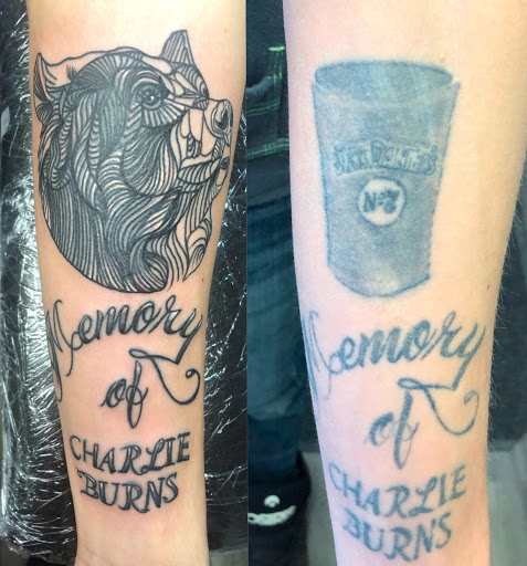 Explore mens back tattoos ideas, creative tattoo ideas in Greenfield, available at Tattoos In Time Studio