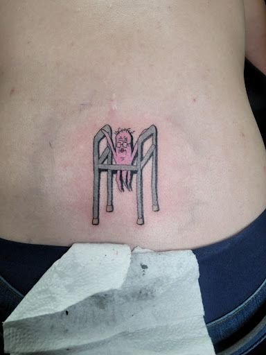 Explore two name tattoo ideas, creative tattoo ideas in Mountain Home, available at Black Dagger Tattoo