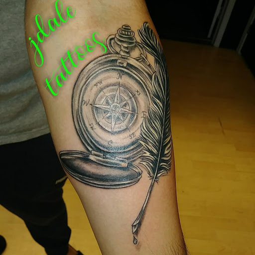 Explore flower shoulder tattoo ideas, creative tattoo ideas in Sedalia, available at Skin Thieves Tattoo Studio
