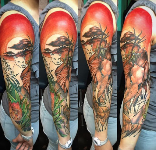 Explore rebirth tattoo ideas, creative tattoo ideas in San Diego, available at Sideshow Tattoo and Piercing