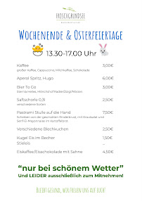 Restaurant Froschgrundsee à Rödental menu