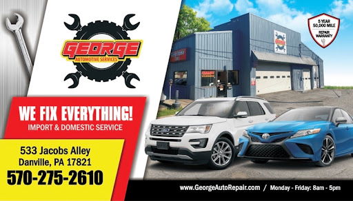 Car Repair and Maintenance «George Automotive Services», reviews and photos, 298 Mill St, Danville, PA 17821, USA
