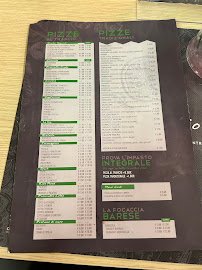 Carte du Padella Pazza à Millepini