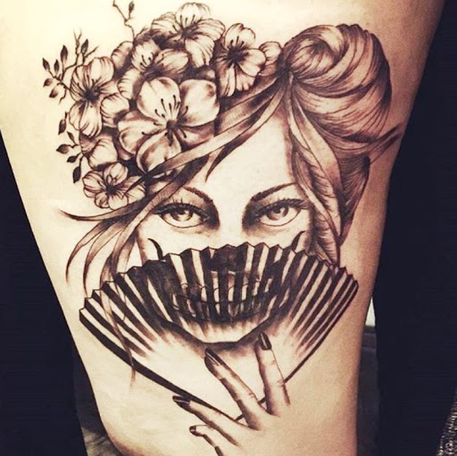 Explore blackout tattoo cover up ideas, creative tattoo ideas in San Diego, available at Sideshow Tattoo and Piercing