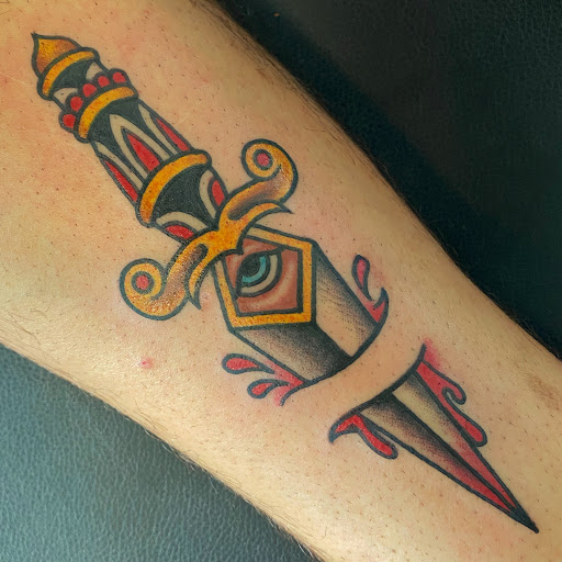 Explore small patchwork tattoo ideas, creative tattoo ideas in Raleigh, available at Raleigh Tattoo Company