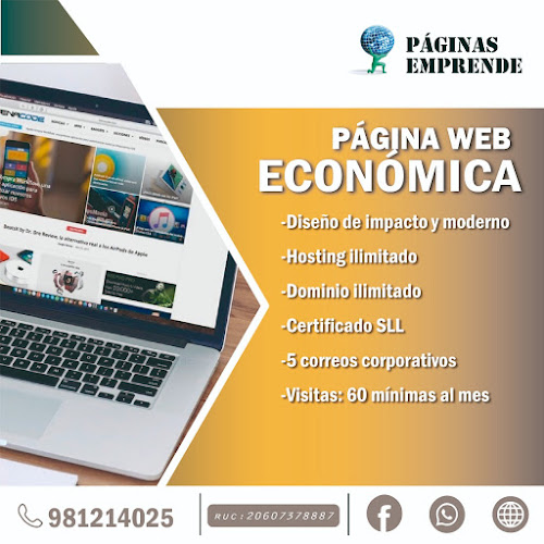 Paginas Web - Paginas Emprende Lima - San Isidro
