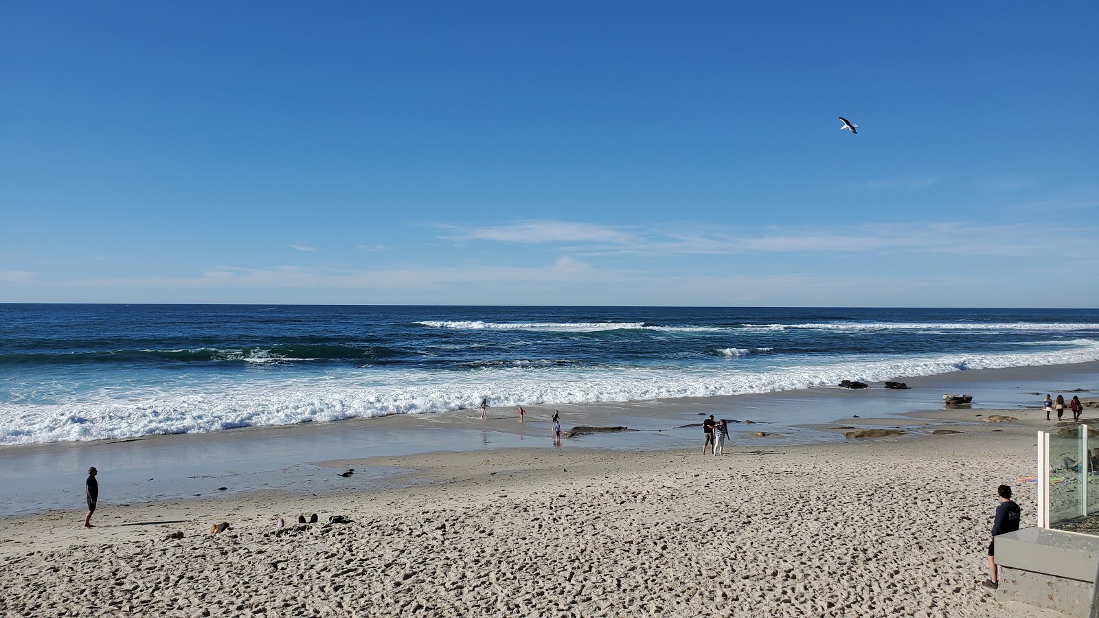 Foto von Marine Street beach mit türkisfarbenes wasser Oberfläche