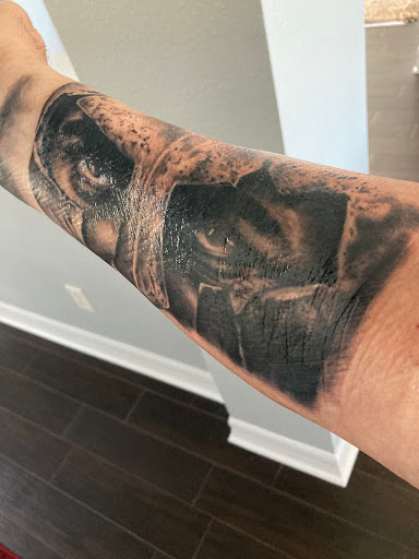 Explore handwritten tattoo ideas, creative tattoo ideas in Riverview, available at 9-Line Tattoo