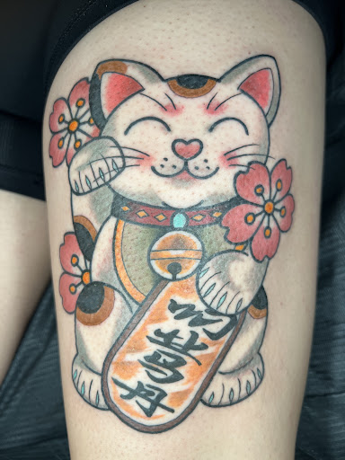 Explore cadillac tattoo ideas, creative tattoo ideas in Houston, available at Houston Heights Tattoo & Piercing