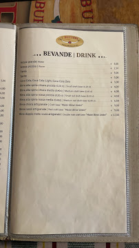 I Butteri à Rome menu
