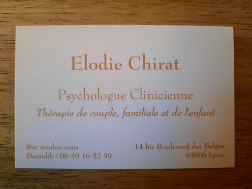 Elodie CHIRAT - Psychologue