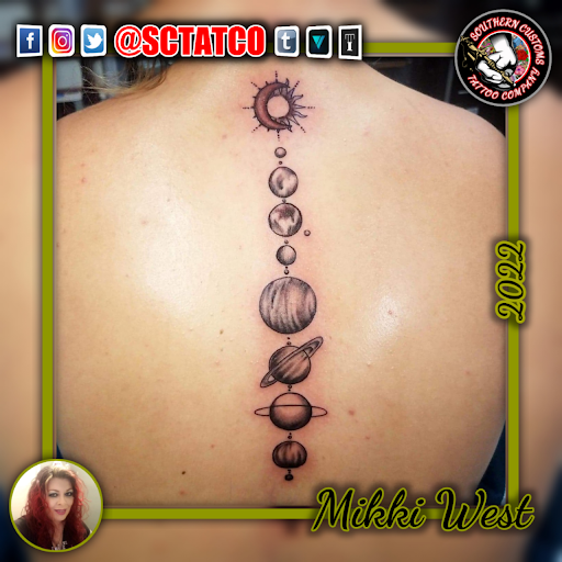 Explore tattoo ideas for capricorn, creative tattoo ideas in Fayetteville, available at Southern Customs Tattoo Company