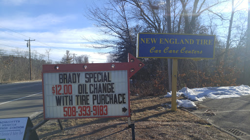 Tire Shop «NEW ENGLAND TIRE Car Care Centers - Northborough», reviews and photos, 367 W Main St, Northborough, MA 01532, USA