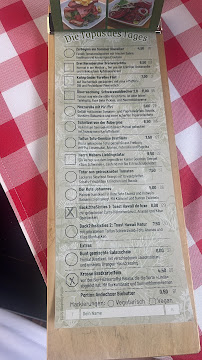 Menu du Wirtshaus Zum Grünen Baum Kälberau à Alzenau