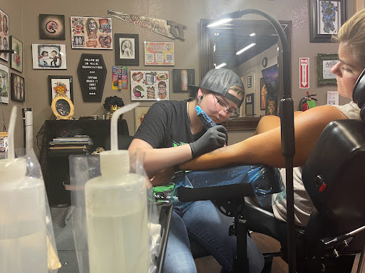 Explore numbers tattoo ideas, creative tattoo ideas in Roanoke, available at Saint Cecilias Art Studio