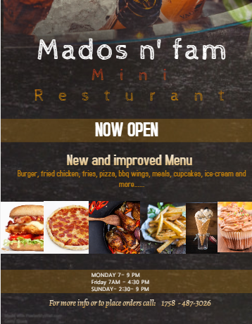 Mado,s Restaurant - 223H+P73, St. Lucia