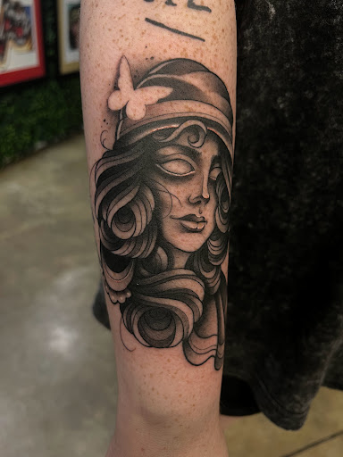 Explore father and daughter tattoos ideas, creative tattoo ideas in Senoia, available at Cornerstone Tattoo Gallery