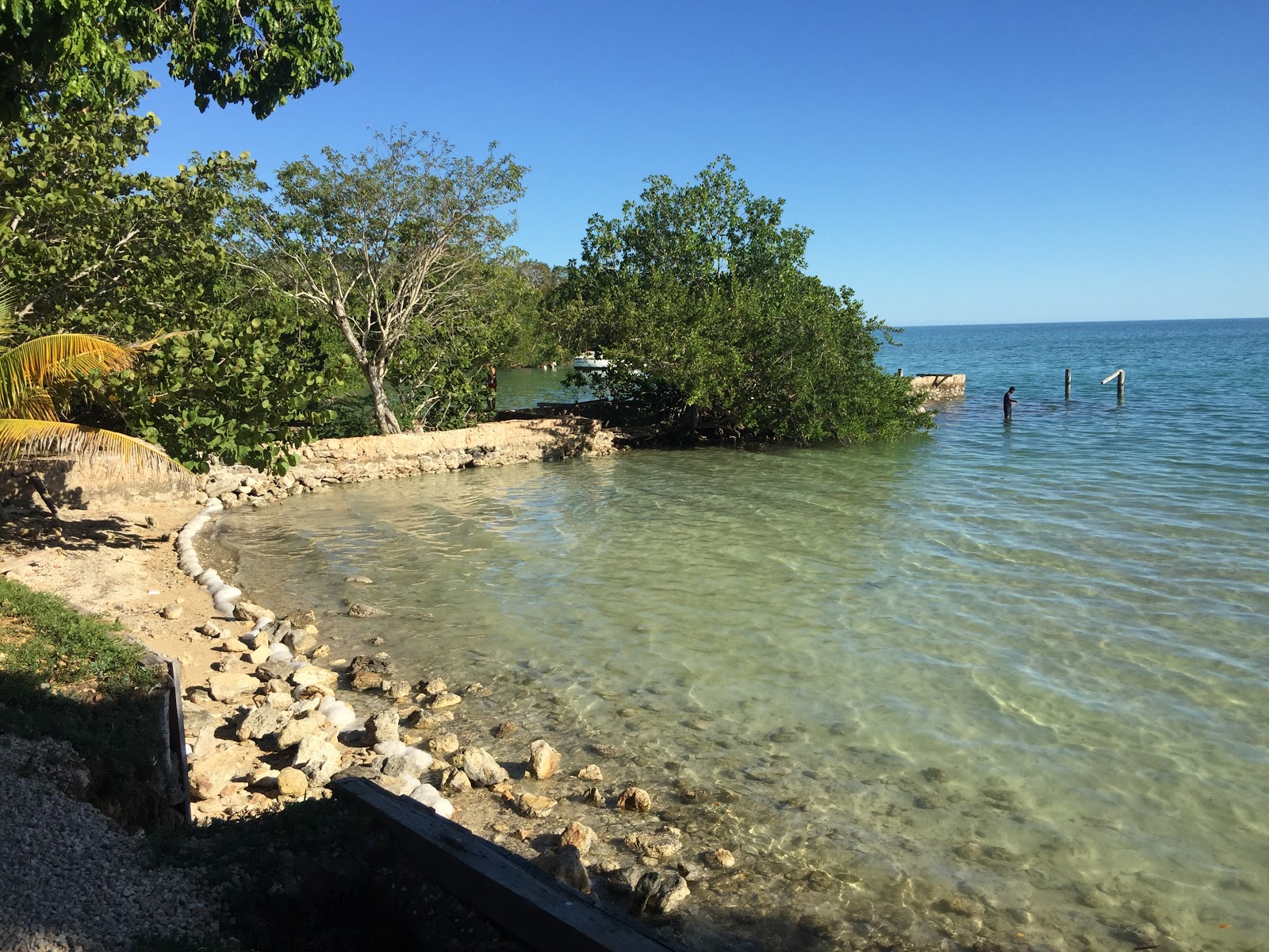 Fotografie cu Calderitas beach cu golful spațios