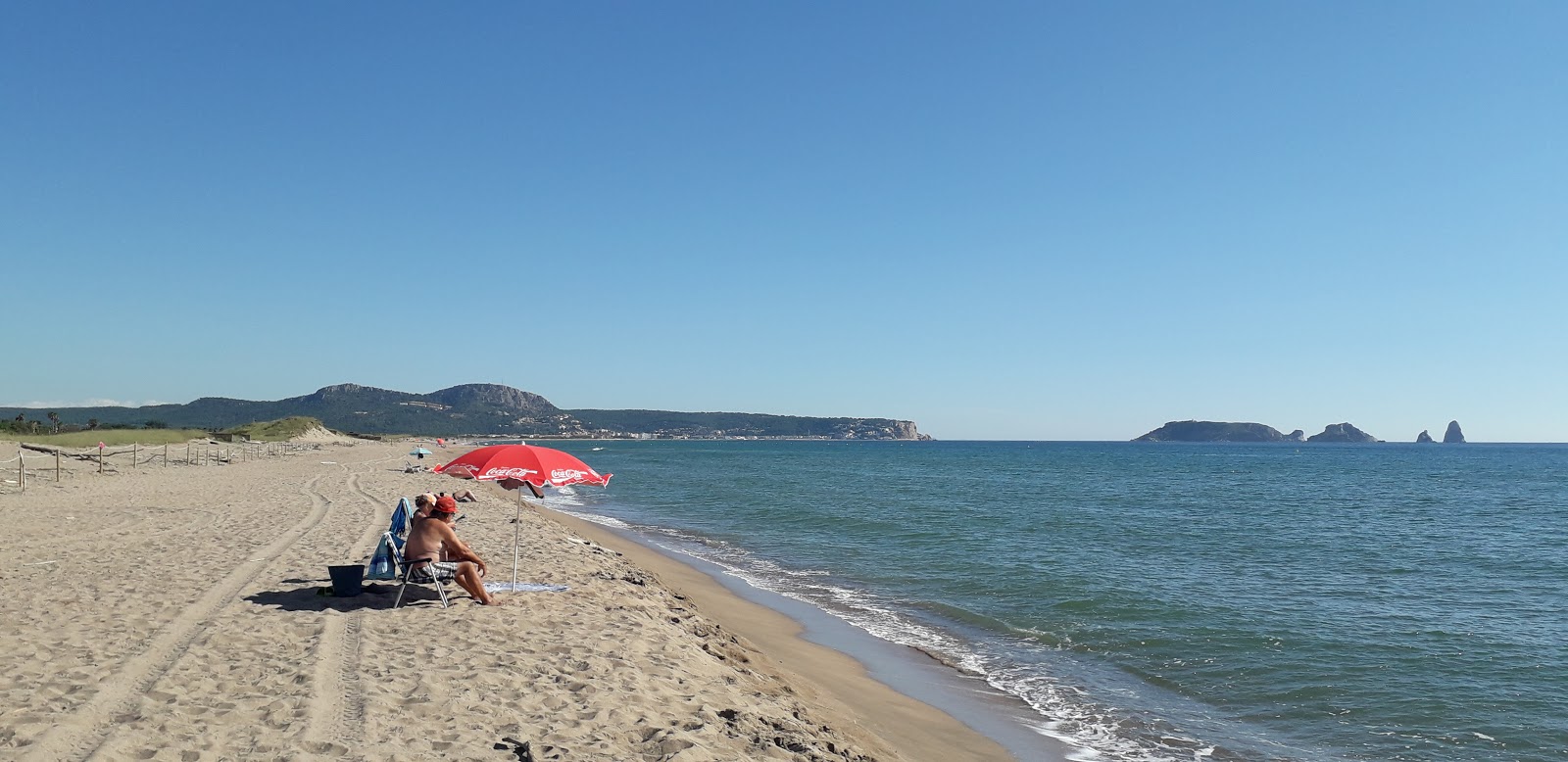 Foto av Fonollera Stranden beläget i naturområde