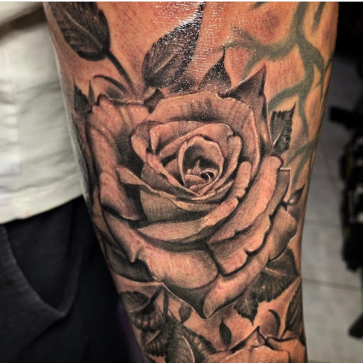 Explore capricorn sign tattoo ideas, creative tattoo ideas in Bronx, available at Anarchy Tattoo Studios