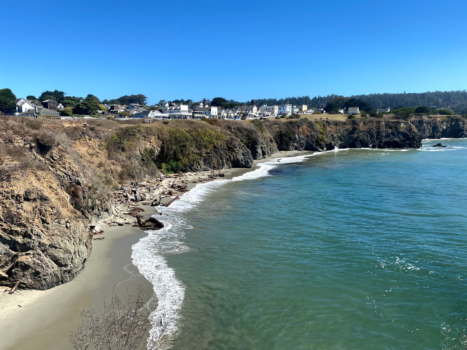Zdjęcie Portuguese Beach z powierzchnią beżowy piasek