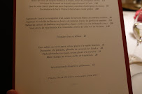 L'Ambroisie à Paris menu