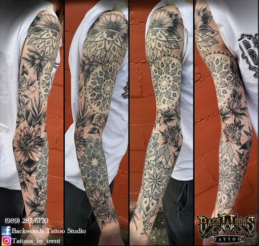 Explore miyamoto musashi tattoo ideas, creative tattoo ideas in Lakeview, available at Backwoods Tattoo Studio