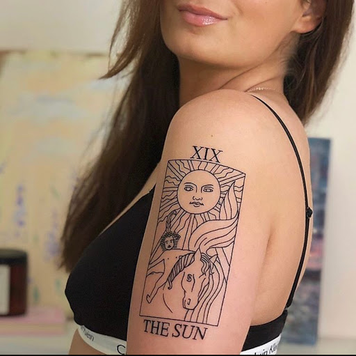 Find face tattoo idea for your next unique tattoo in Murfreesboro at Icon Body Piercing
