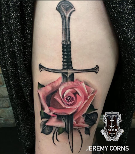 Explore tattoo ideas lips, creative tattoo ideas in Spokane, available at Anchored Art Tattoo