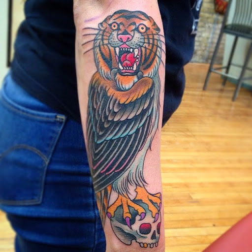 Explore patchwork tattoo ideas male, creative tattoo ideas in Milwaukee, available at Solid State Tattoo