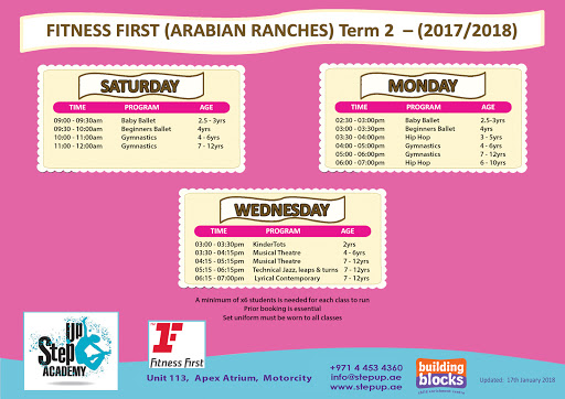 Step Up Academy - Fitness First Arabian Ranches