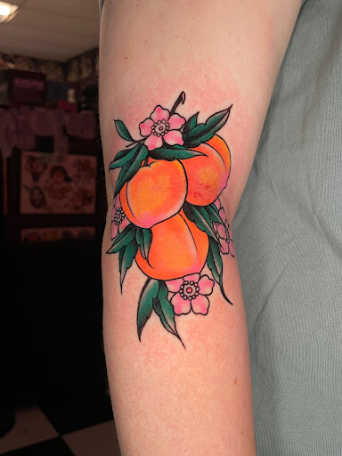 Explore cross cover up tattoo ideas, creative tattoo ideas in Georgetown, available at Iron Rite Tattoo South