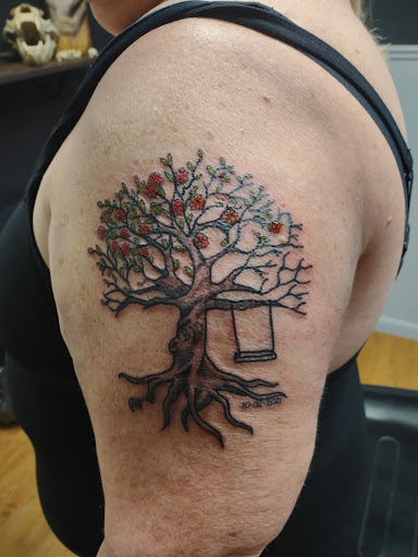 Explore chest tattoo ideas for men, creative tattoo ideas in Williamston, available at Inkd Tattoo Parlor