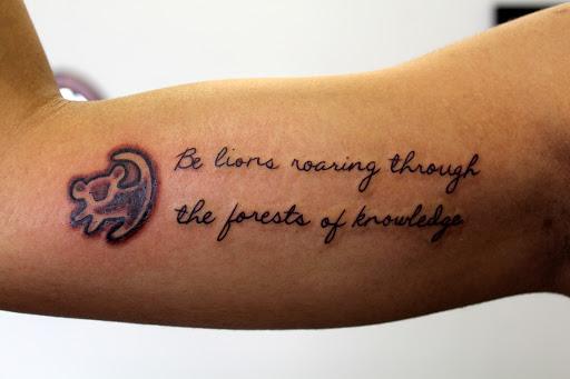 Explore green arrow tattoo ideas, creative tattoo ideas in Fort Myers, available at Tiger Lotus Tattoo and Piercing