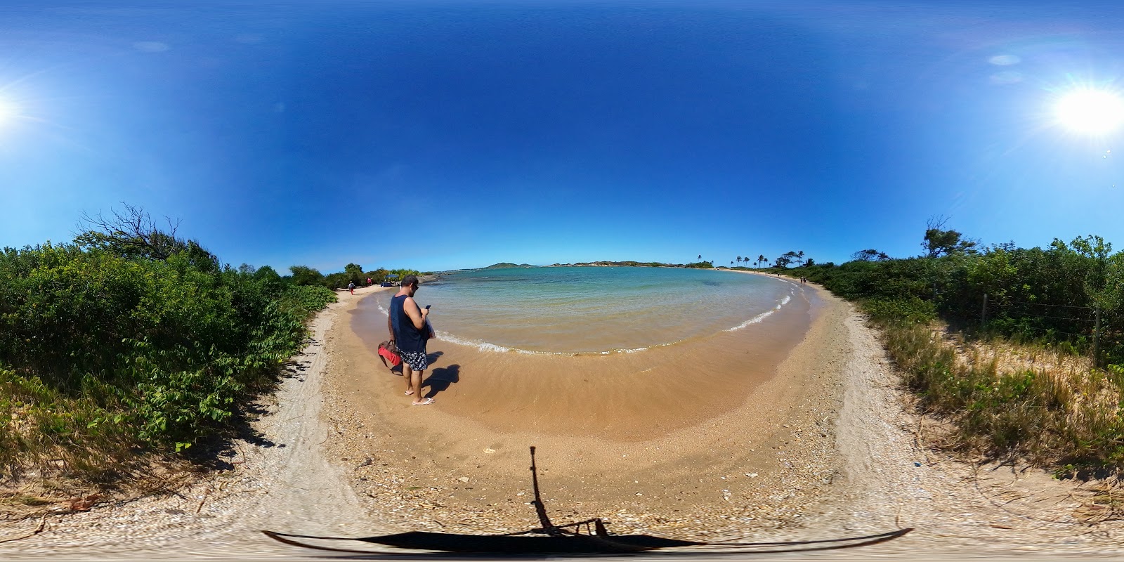 Foto de Tres Praias Guarapari - lugar popular entre os apreciadores de relaxamento