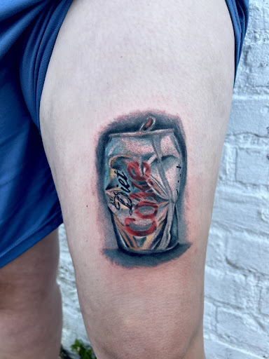 Explore clock tattoo ideas for females, creative tattoo ideas in Danville, available at BarbedWire Ink Tattoos