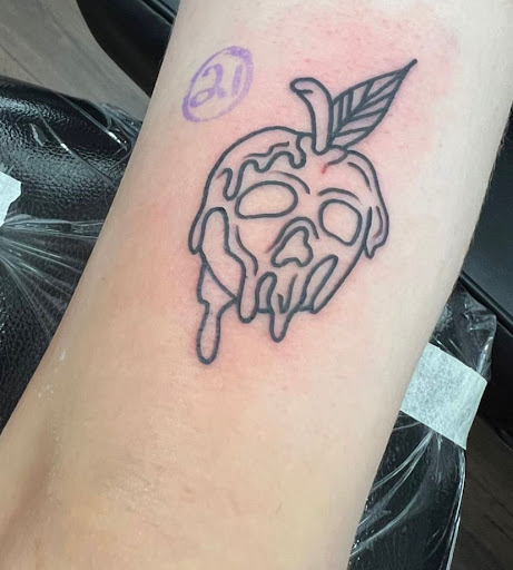 Explore inside finger tattoo ideas, creative tattoo ideas in Leola, available at Burgos Ink