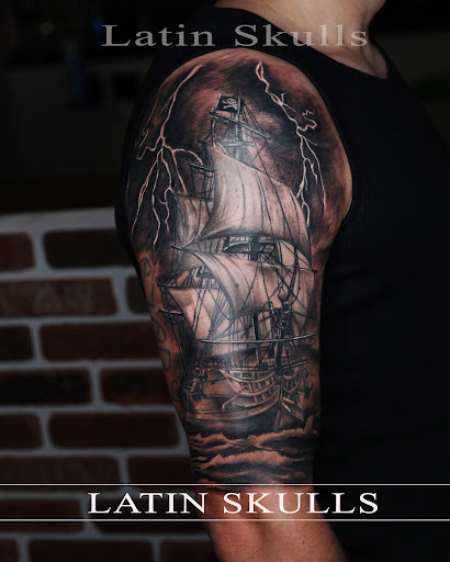 Explore cool chest tattoo ideas for guys, creative tattoo ideas in Pico Rivera, available at Latin Skulls