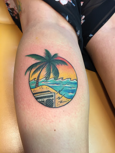 Explore florida keys tattoo ideas, creative tattoo ideas in Brunswick, available at Blue Fin Tattoos