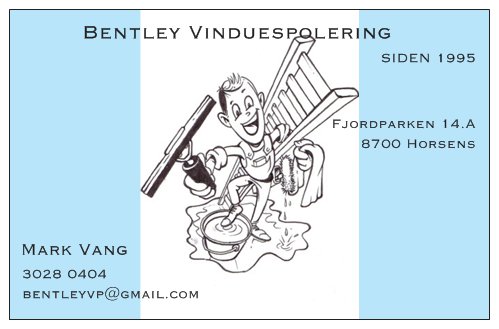 Anmeldelser af Bentley Vinduespolering - Vinduespolering - Erhvervsrengøring i Horsens - Rengøring