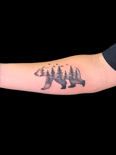 Explore mystic tattoo ideas, creative tattoo ideas in Crystal City, available at Meraki Tattoo and Piercing