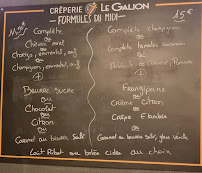 Menu / carte de Le Galion à Ploemeur