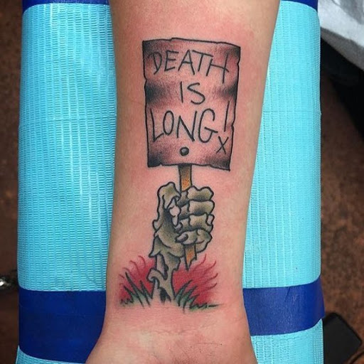 Explore bookworm tattoo ideas, creative tattoo ideas in Glendale, available at Old West Tattoo